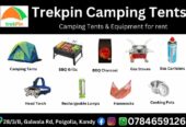 Camping Tents and Equipment for Rent Kandy