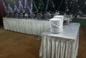 Buffet Sets (Chafing Dishes), Chairs, Huts & Deep Freezer for Rent
