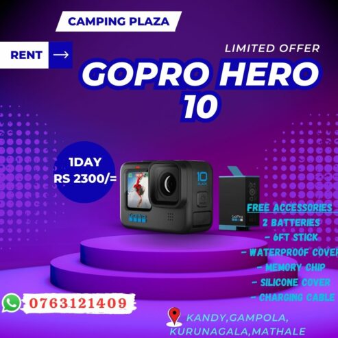 GoPro for Rent