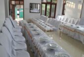 Buffet Sets (Chafing Dishes), Chairs, Huts & Deep Freezer for Rent