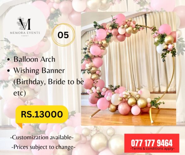 Decorations By Memora Events Kandy