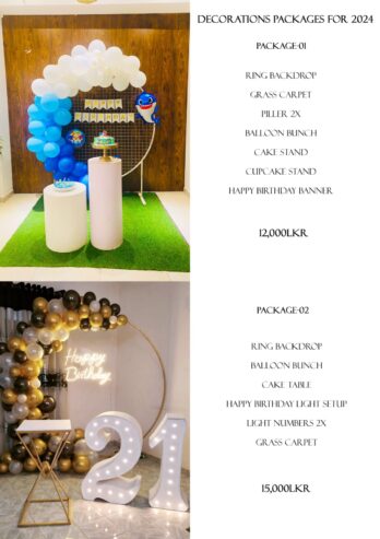 Party Items Rental by Laki Creations.lk