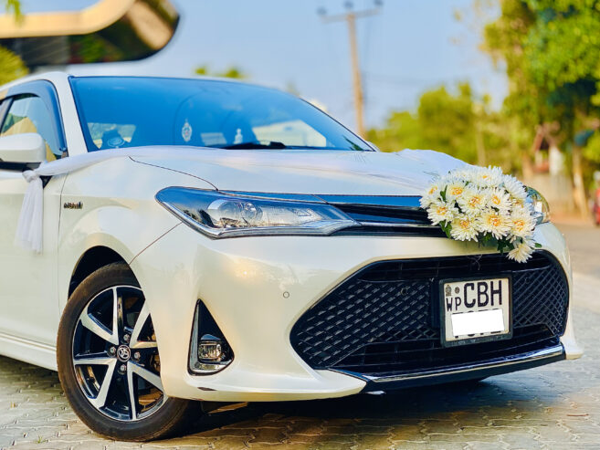 Toyota Axio (WXB) for Wedding Hires